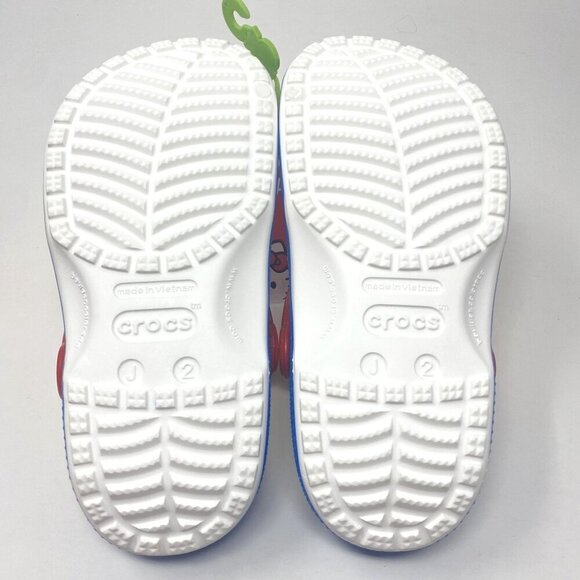 Crocs Kids' Hello Kitty Classic Clog White Red Bow Big Kid Various Sizes J1/ J2 - Picture 8 of 10